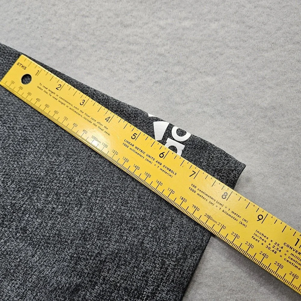 Adidas Heavy Knit Athletic T Shirt Mens Medium Charcoal Gray Raglan Sleeve